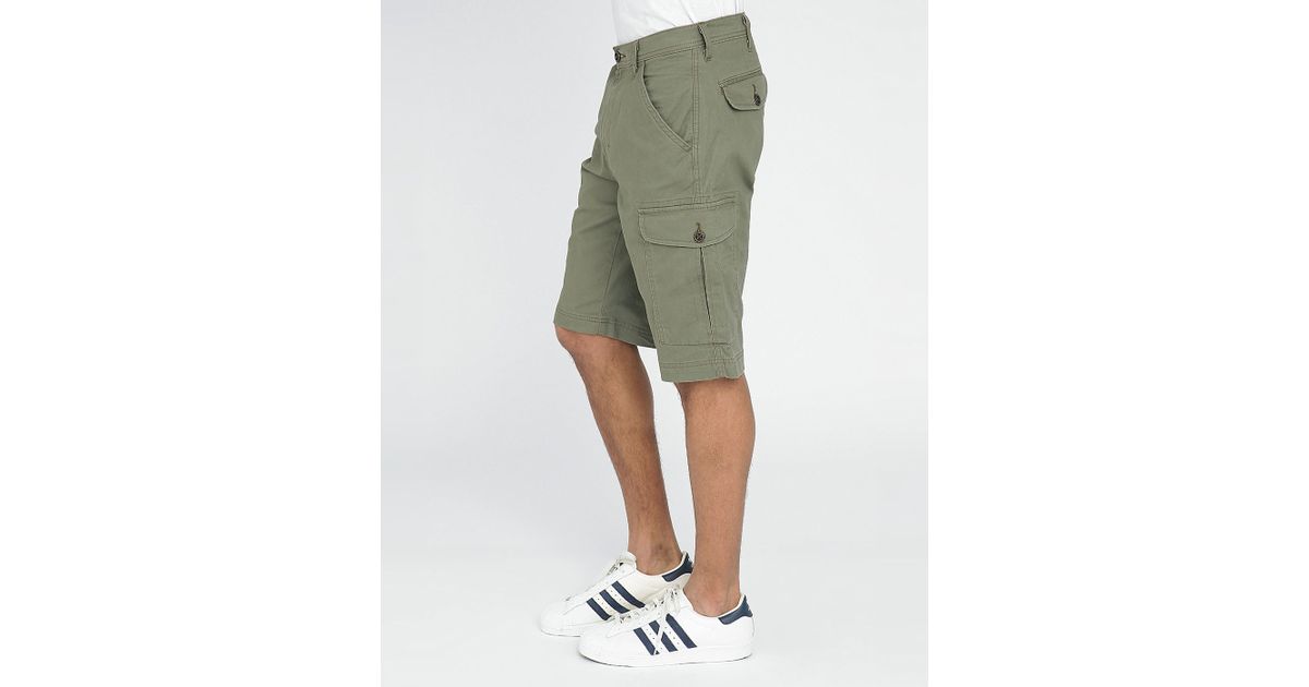 khaki cargo shorts men