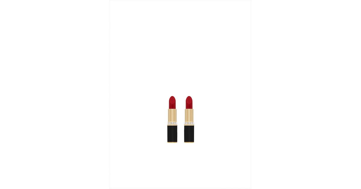 Saint laurent Eighties Lipstick Earrings in Red Lyst