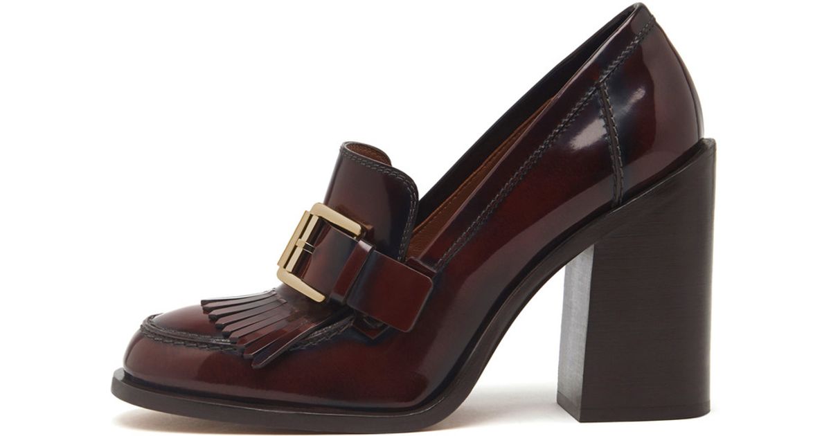 womens loafers with heel