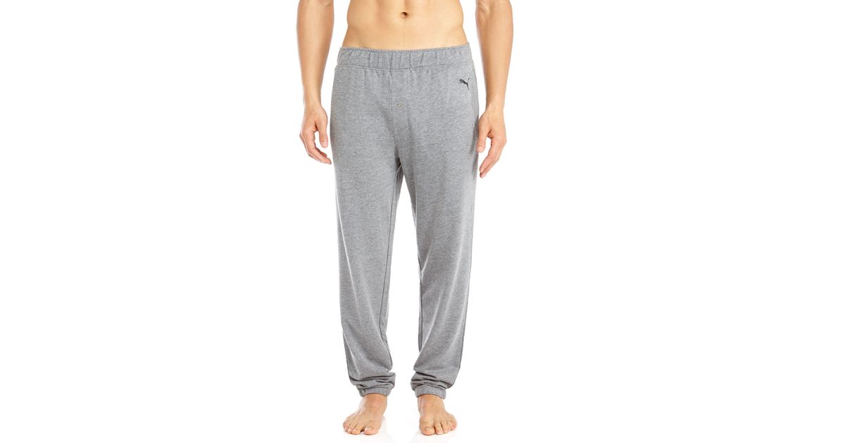 mens puma pajama pants