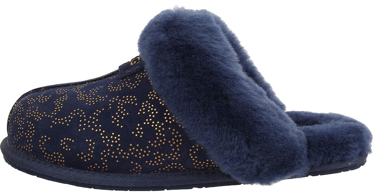 Lyst - Ugg Scuffette Ii Metallic Conifer in Blue