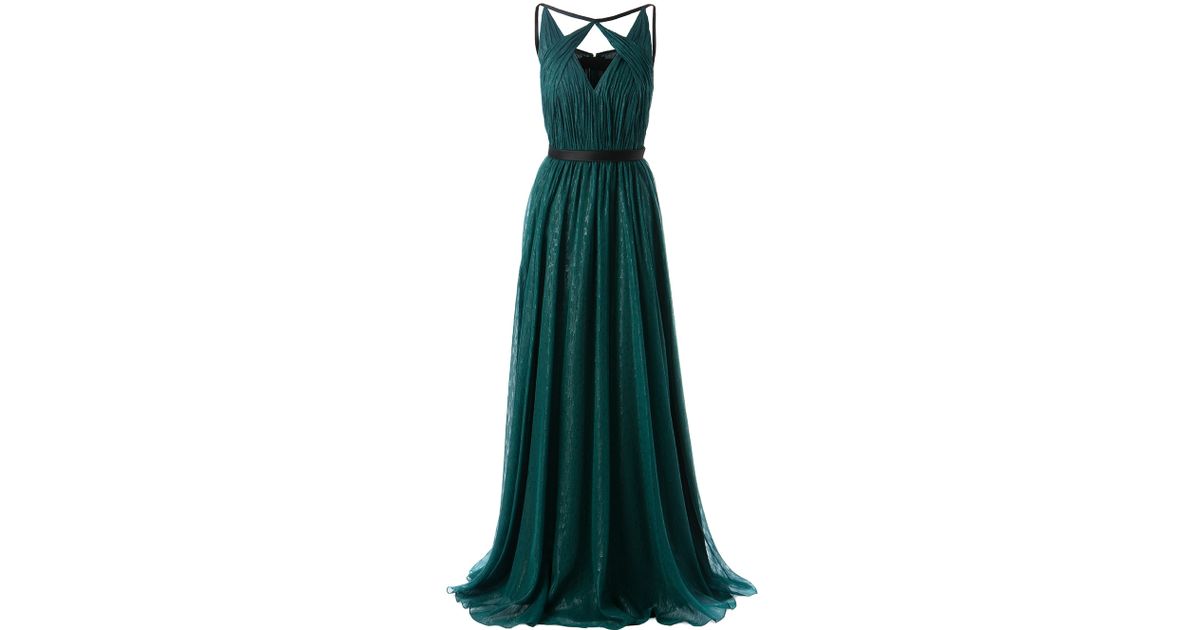 jason wu green silk dress
