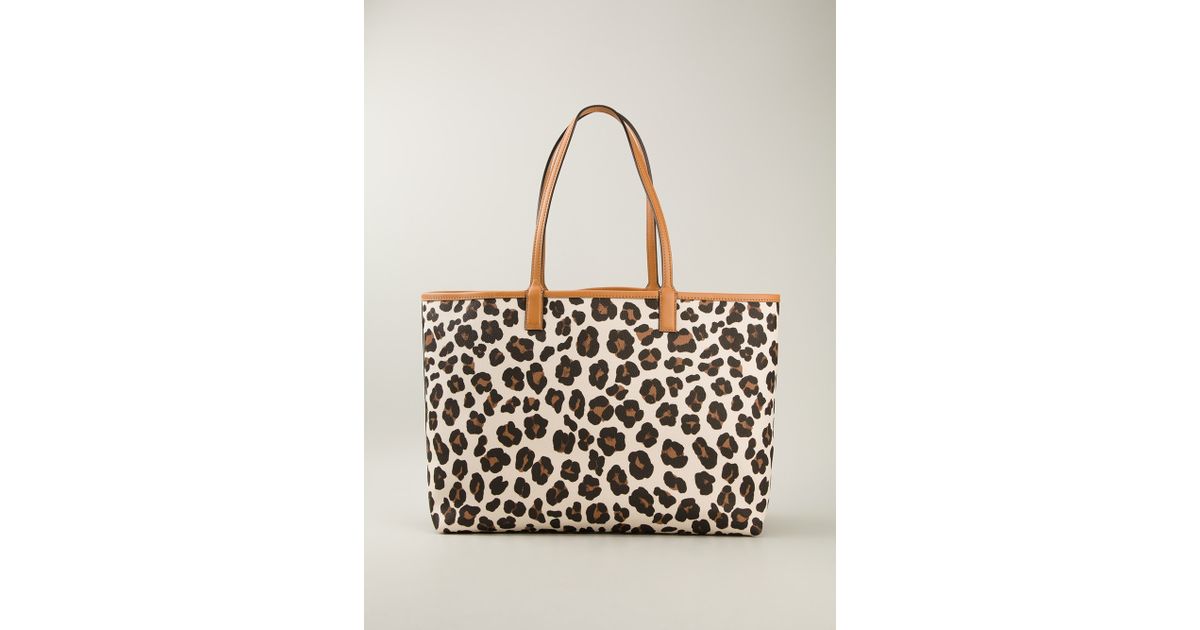 tory burch cheetah tote