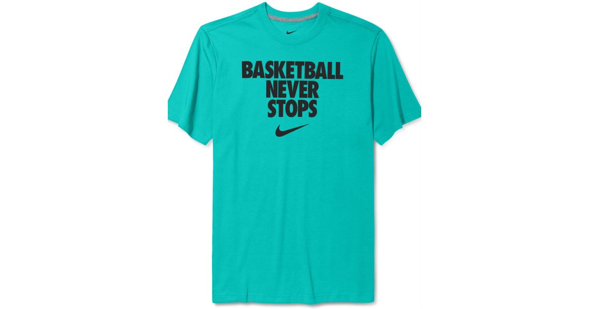 basketball never stops nike shirt basketball never stops nike shirt