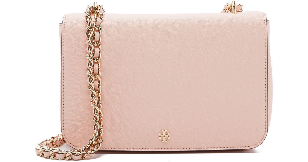 Lyst Tory Burch Robinson Cross Body Bag In Pink