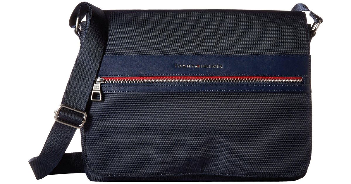 Lyst Tommy Hilfiger Essentials Messenger In Blue For Men