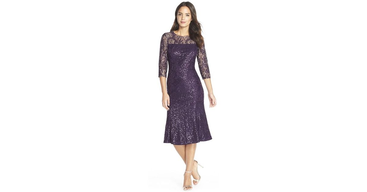Alex Evenings Tea Length Dress