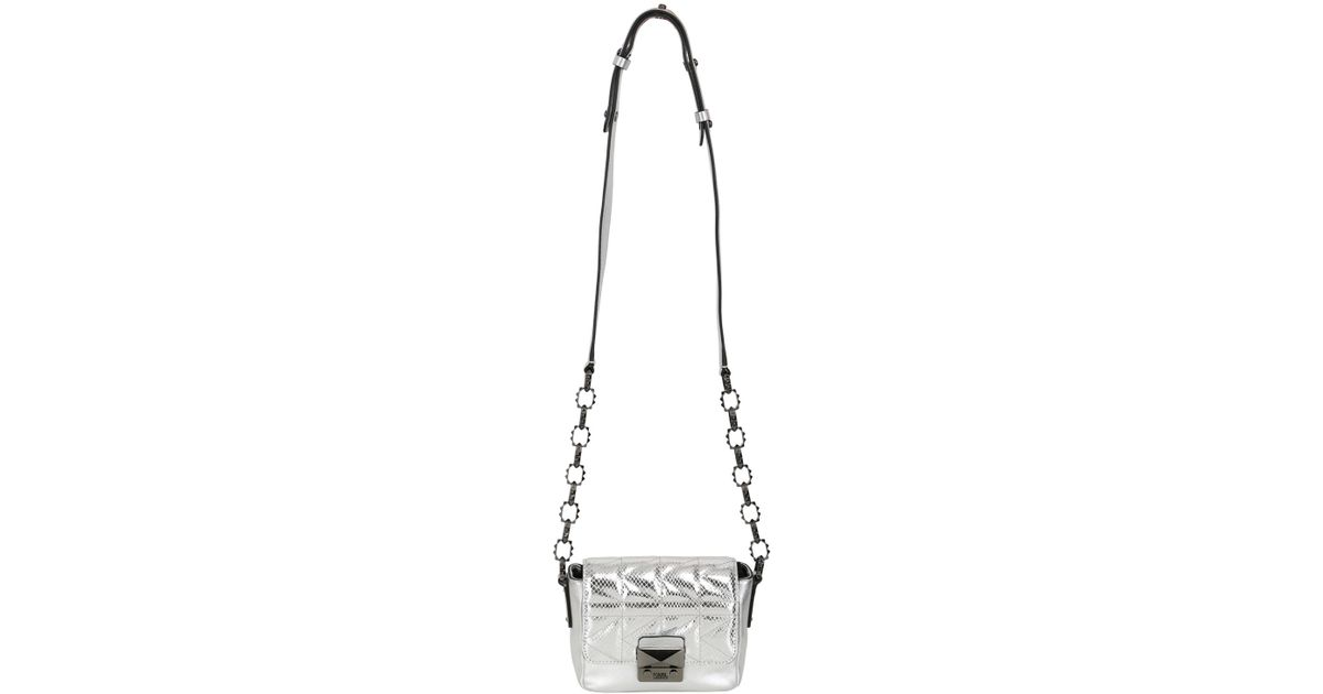 karl lagerfeld metallic bag