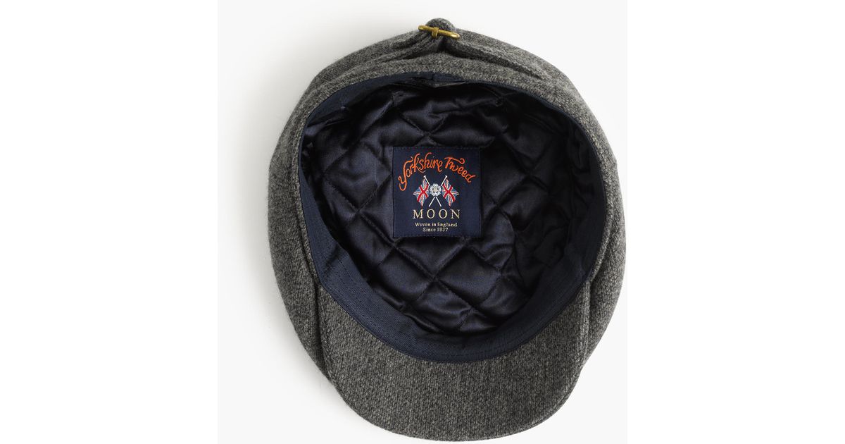 J.crew English Wool Driving Cap in Gray for Men Lyst