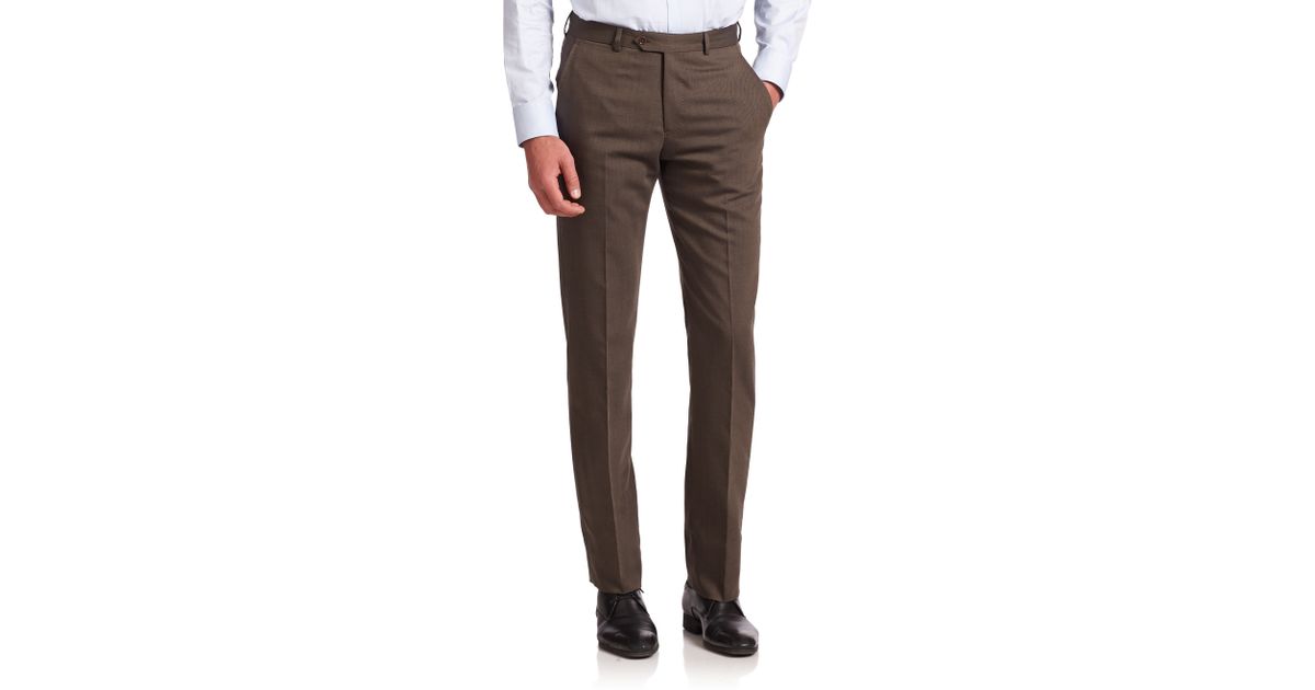 dress pants brown