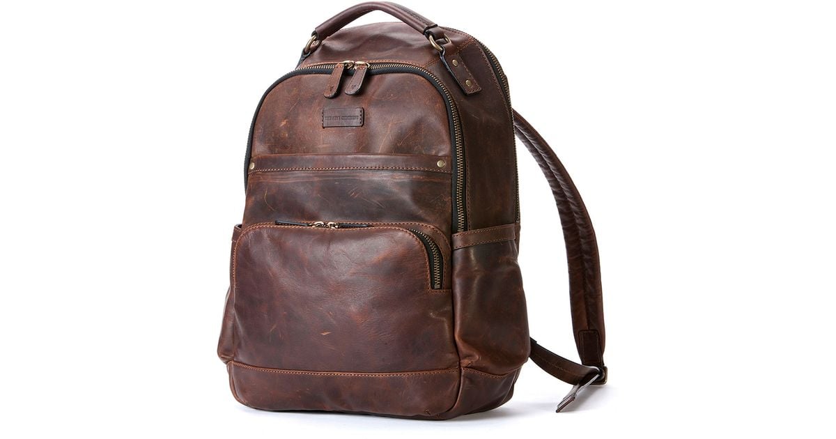 Lyst - Frye Logan Leather Backpack Dark Brown in Brown for Men