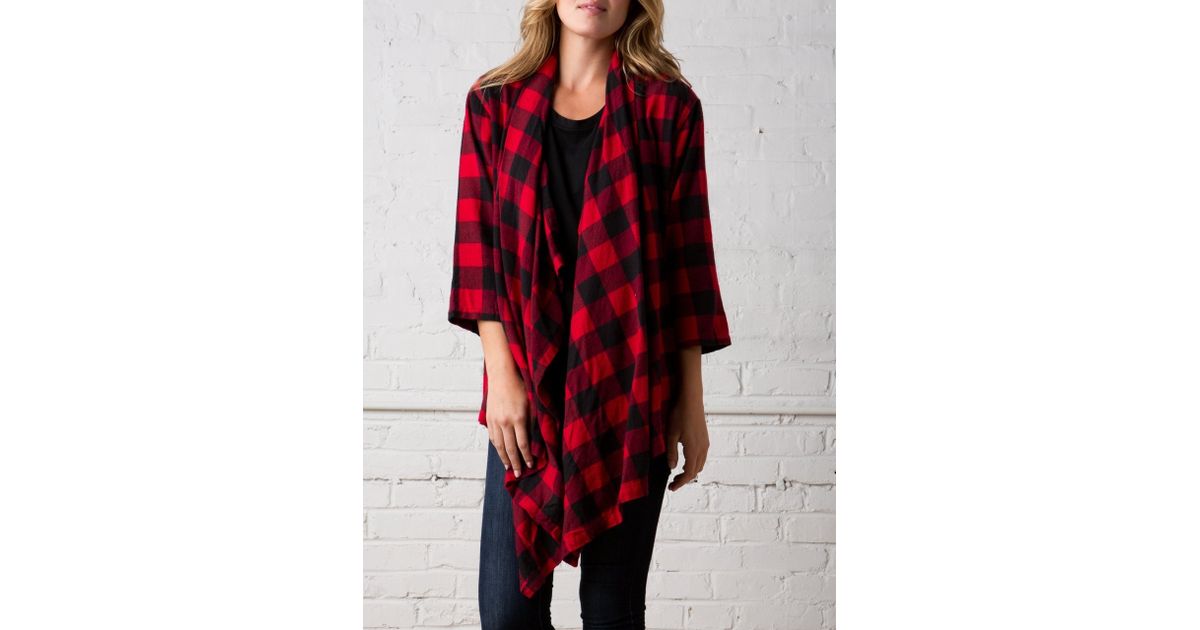 flannel wrap shirt