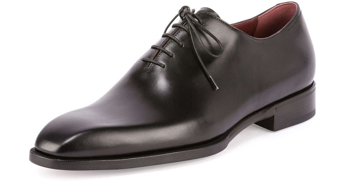 Berluti Alessandro Lace-up Box Calf Leather Shoe in Black for Men | Lyst