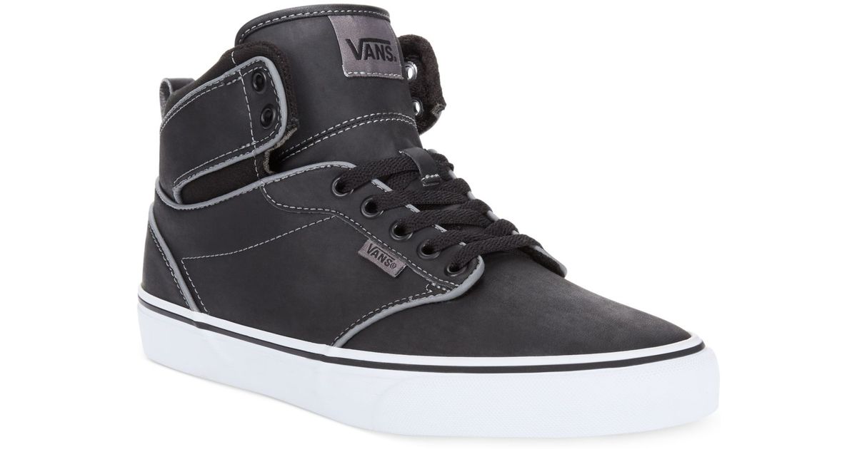 vans atwood hi black gum vans atwood hi black gum
