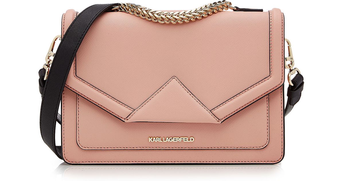 karl lagerfeld bag pink