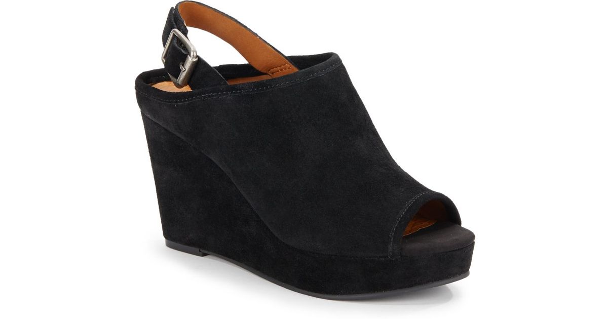 lucky brand wedges black