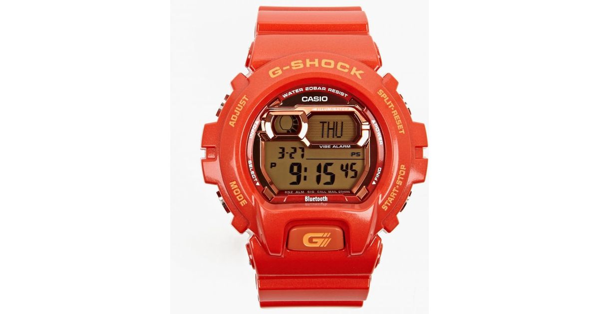Gshock Red Gbx6900b4er Xl Bluetooth Watch in Red for Men Save 30