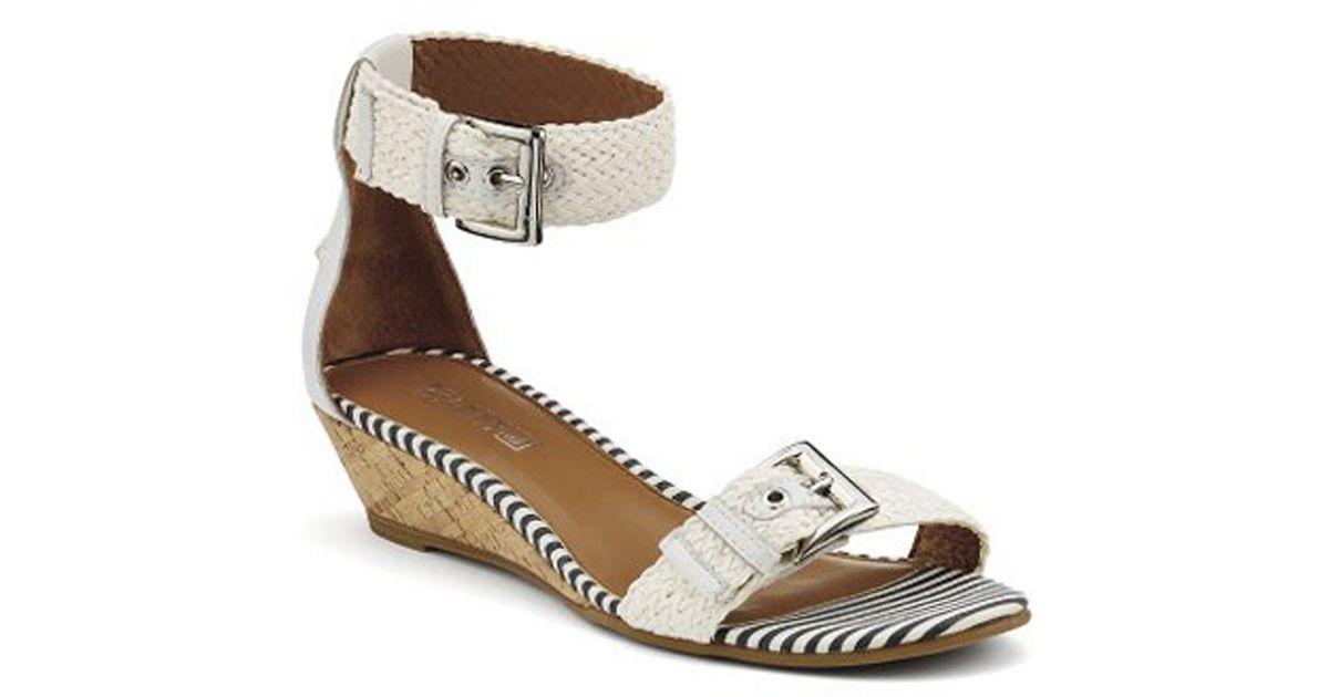 sperry cork wedge sandals