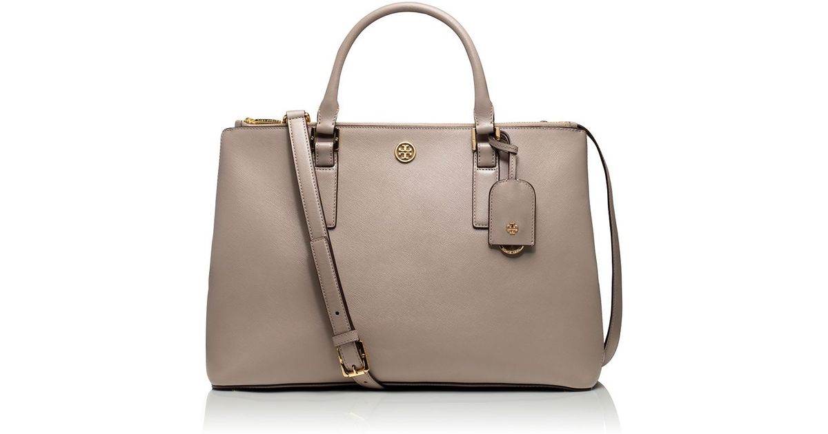 tory burch robinson large zip tote