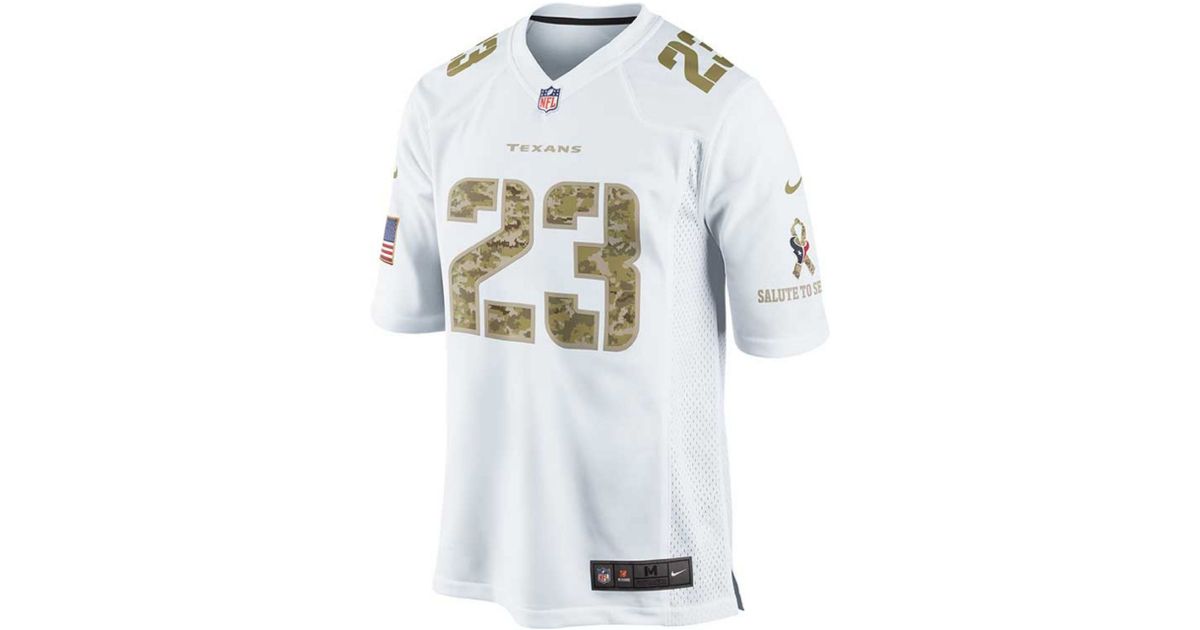 Nike Arian Foster Houston Texans Jersey in White for Men (White ...  