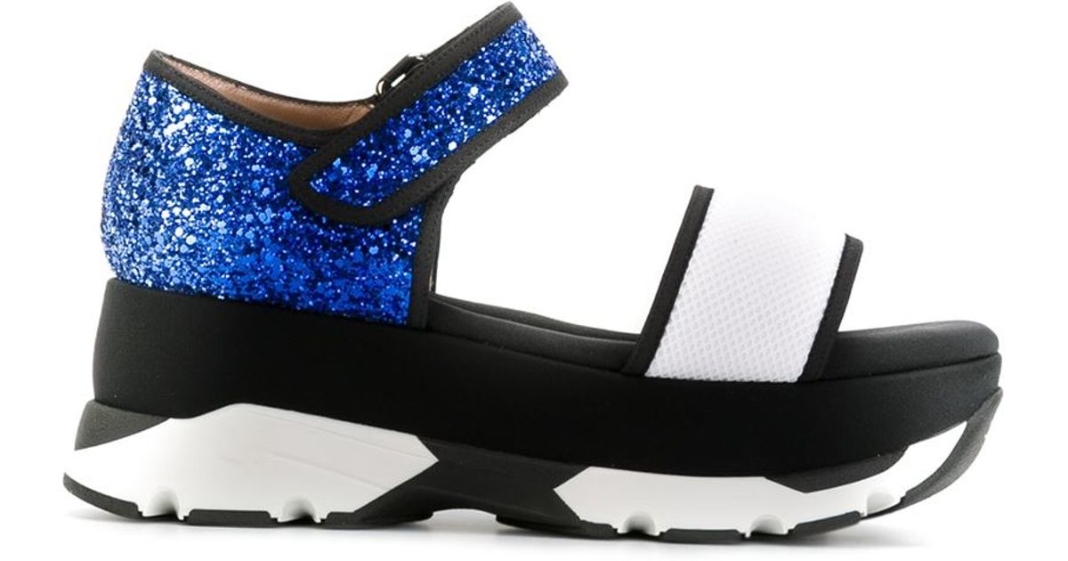 marni glitter sandals
