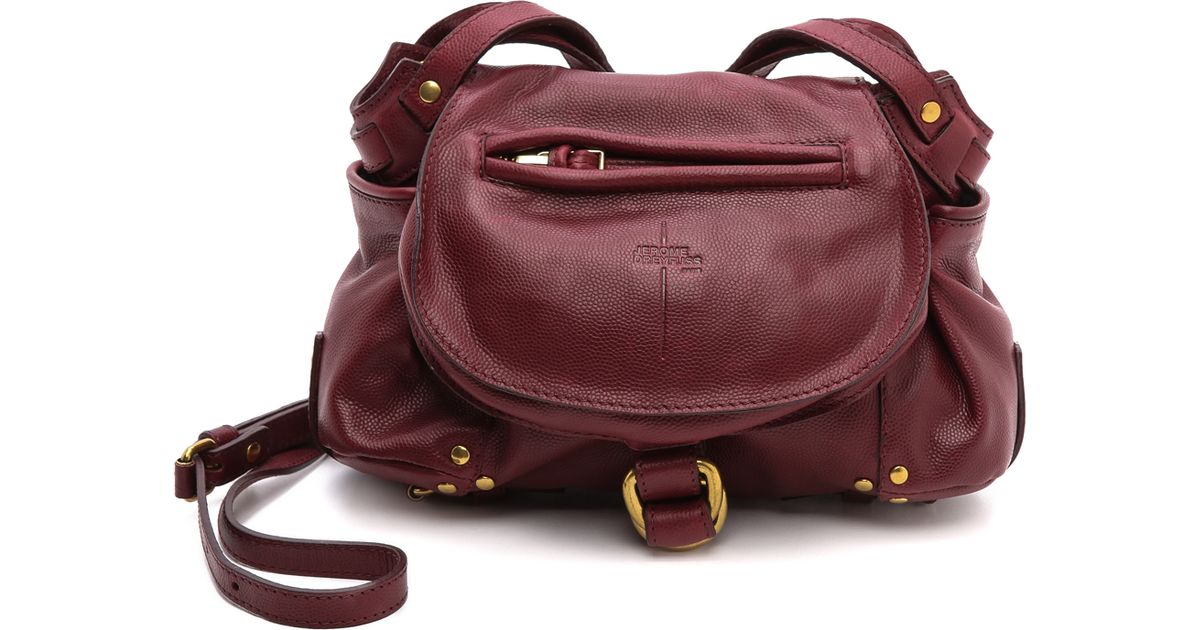 Lyst Jérôme Dreyfuss Twee Mini Bordeaux Bag In Purple
