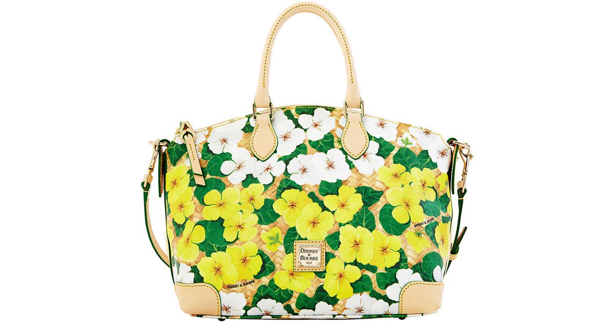 dooney & bourke floral satchel