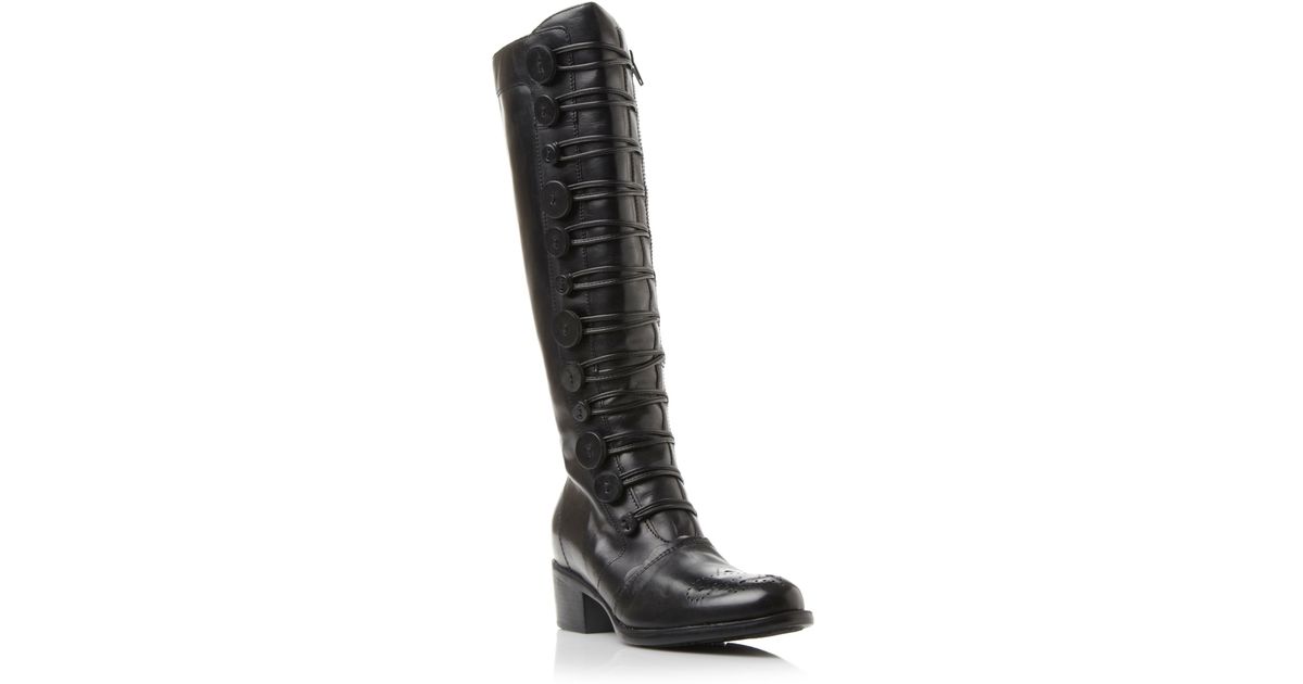 dune pixie d button boots