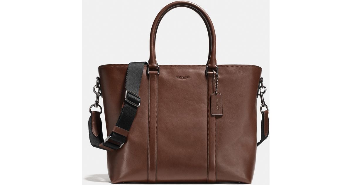 coach men's metropolitan tote