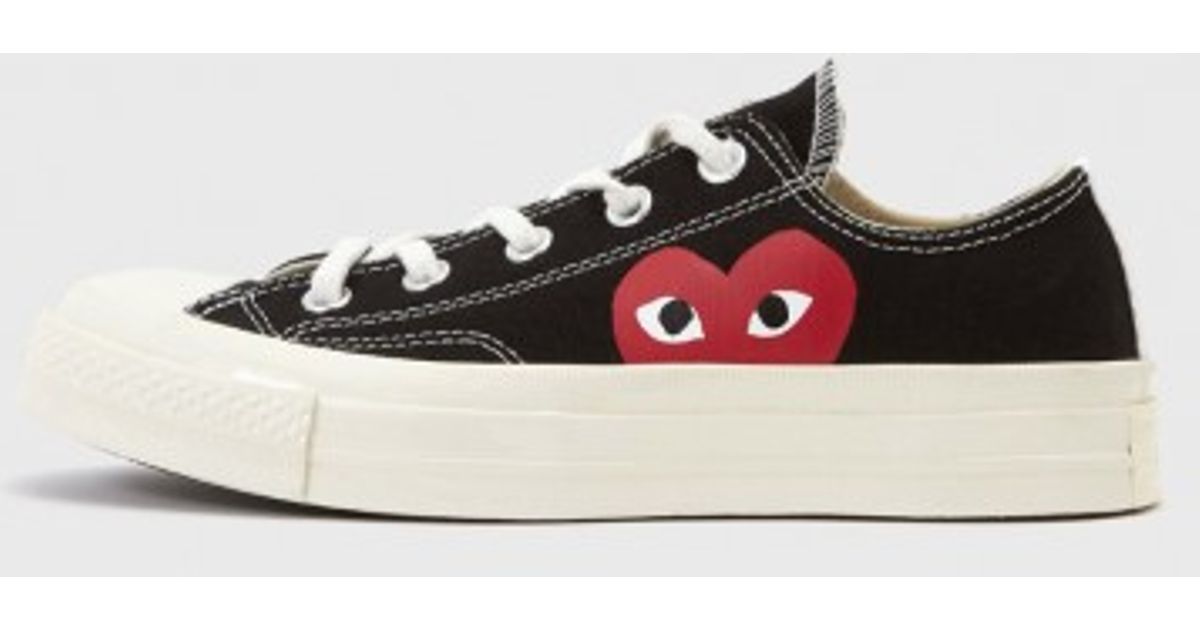 comme des garcons low top converse