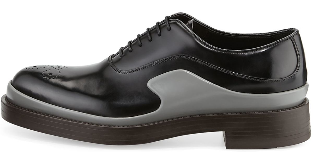 Prada Spazzolato Leather Derby Shoes The Art Of Mike Mignola