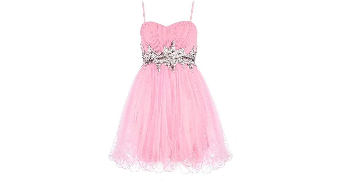 Lyst Quiz  Sequin and Jewel Prom  Dress  in Pink 