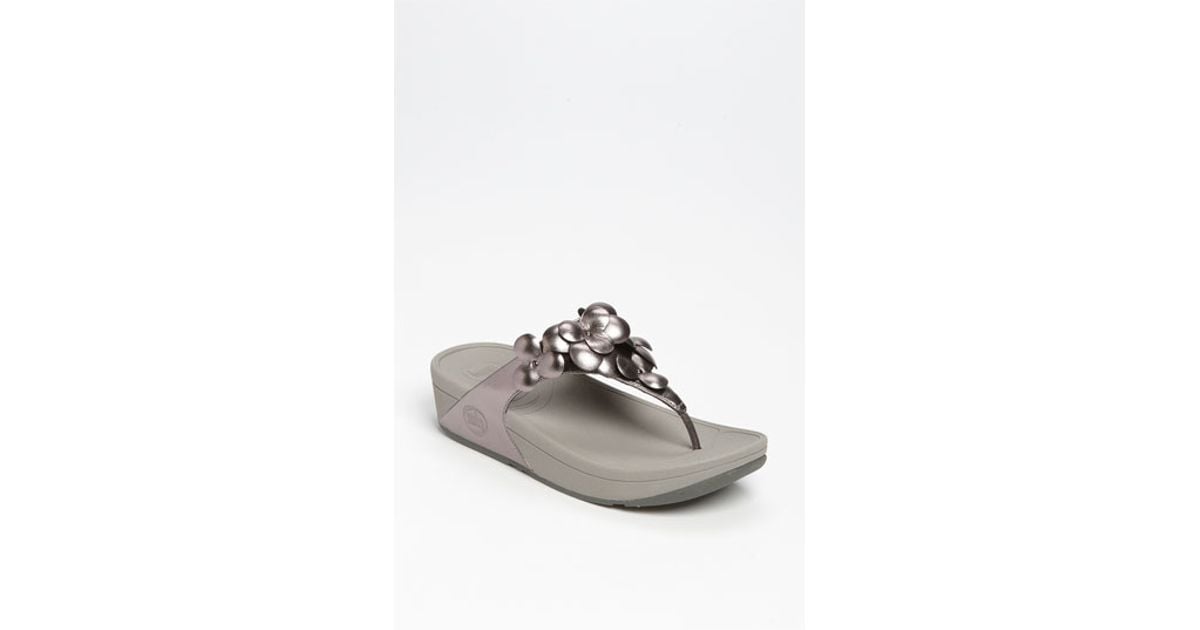 fitflop fleur zilverfitflop