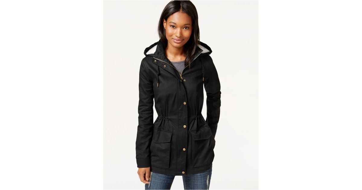 Celebrities For Celebrity Pink Faux Fur Vest Celebritypix Us Celebrity Pink Black Faux Fur Hood Anorak Jacket Product Normal