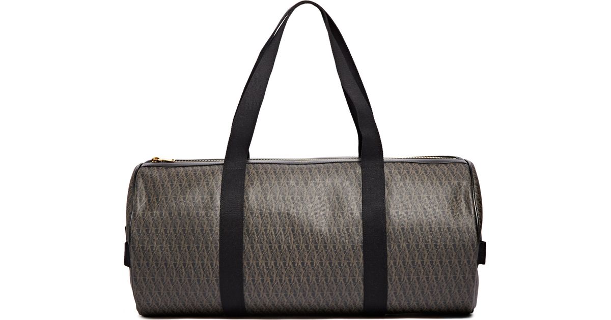 Lyst Saint Lau Monogram Duffle Bag In Brown For Men