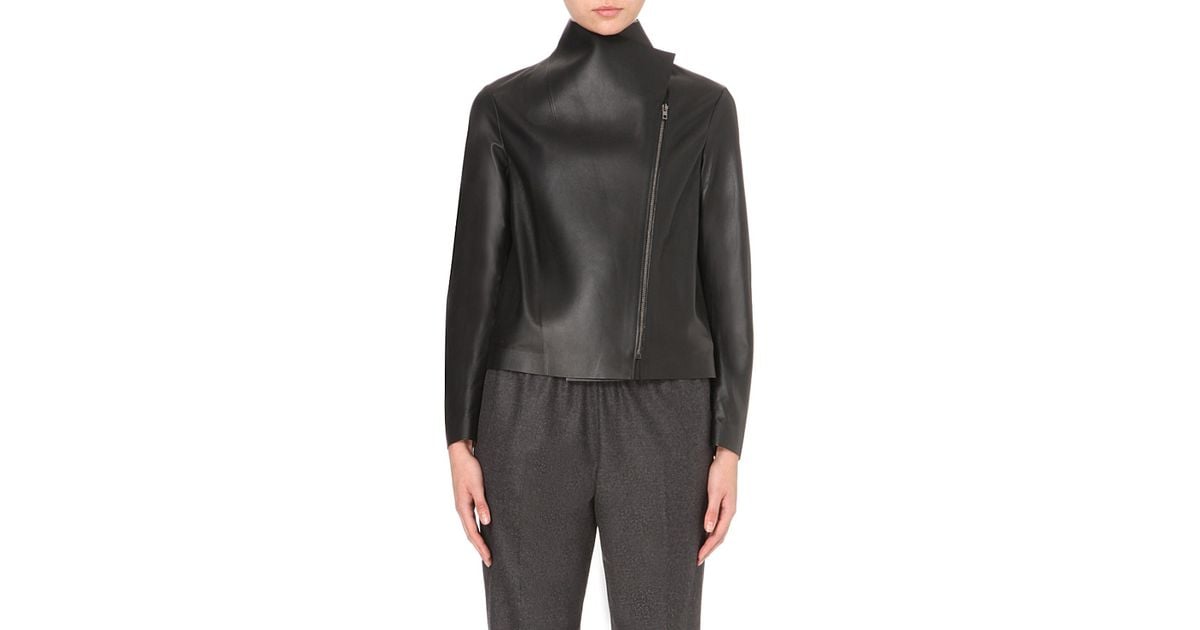 Joseph Libra Leather Jacket In Black Lyst