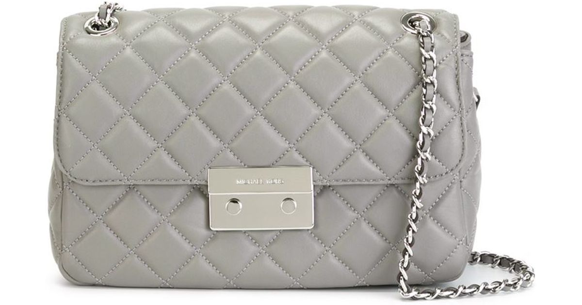 Lyst Michael Kors Large Sloan Shoulder Bag In Gray