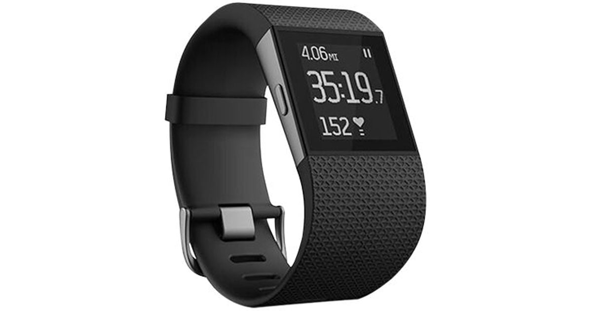 Fitbit Men's Digital Surge Fitness Super Watch in Black for Men ...