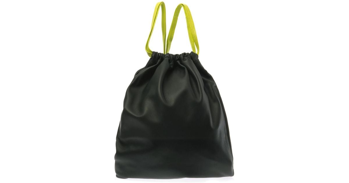 Alexander Darkgreen Leather Drawstring Backpack Alexander Darkgreen Leather Drawstring Backpack