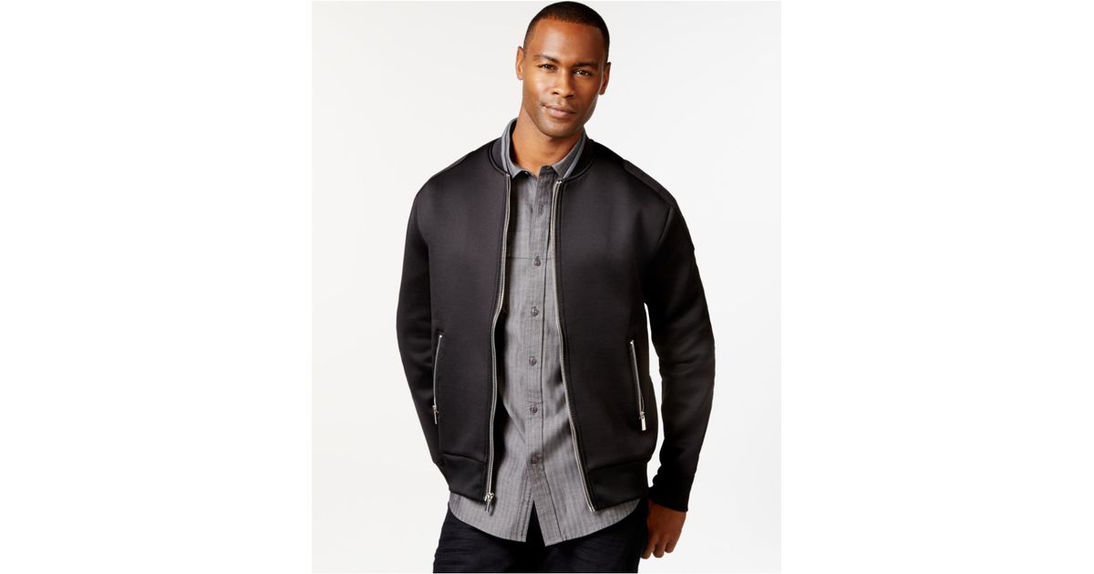 Sean John Leather Bomber Jacket Pictures