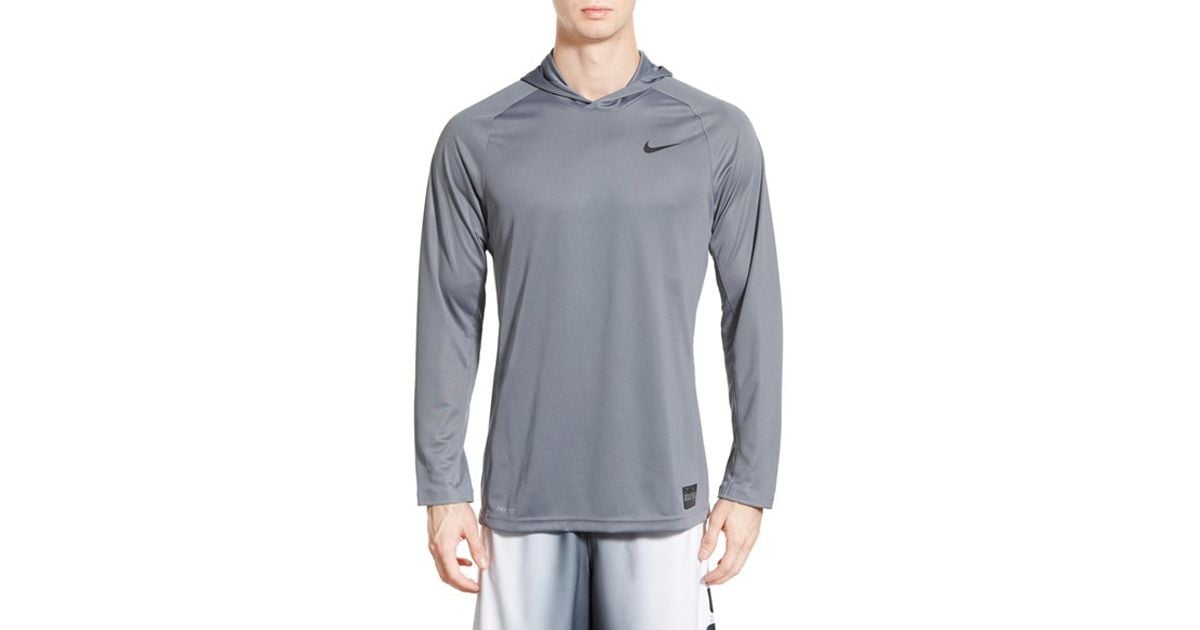 nike elite long sleeve shooter basketball shirt