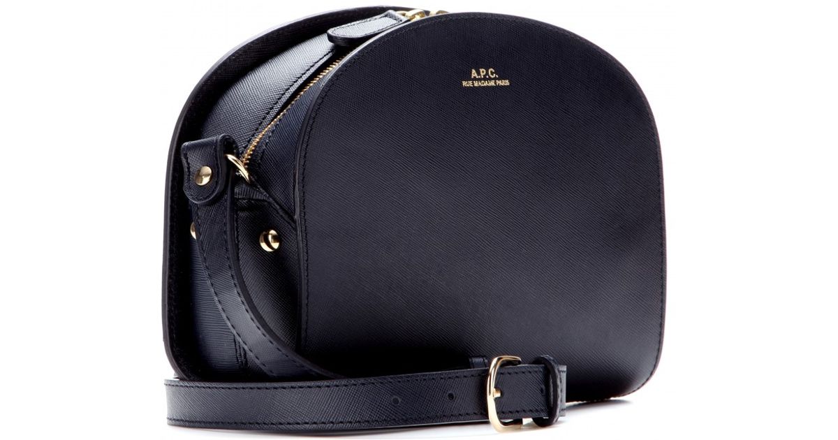 A P C Blue Half Moon Shoulder Bag