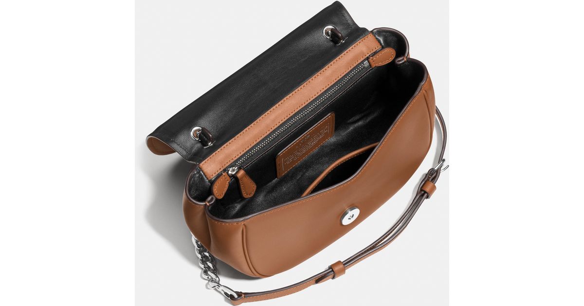 Coach Nomad Top Handle Crossbody In Glovetanned Leather in Brown Lyst