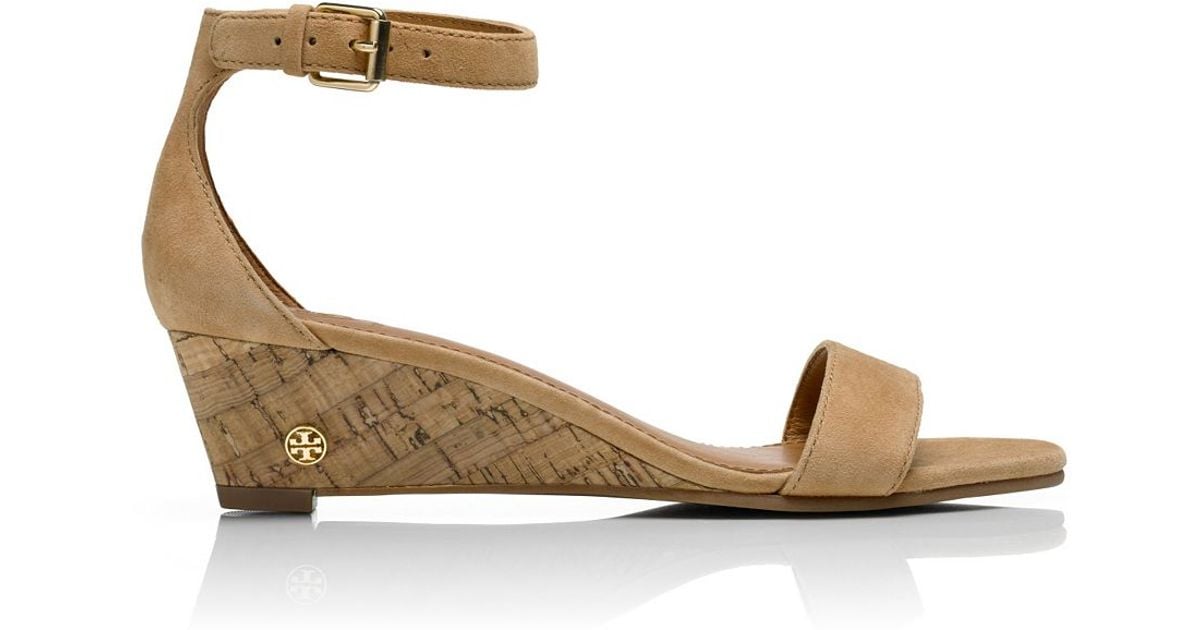 tory burch tan heels