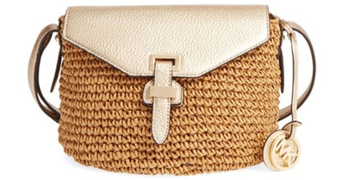 White Crossbody Straw Handbags