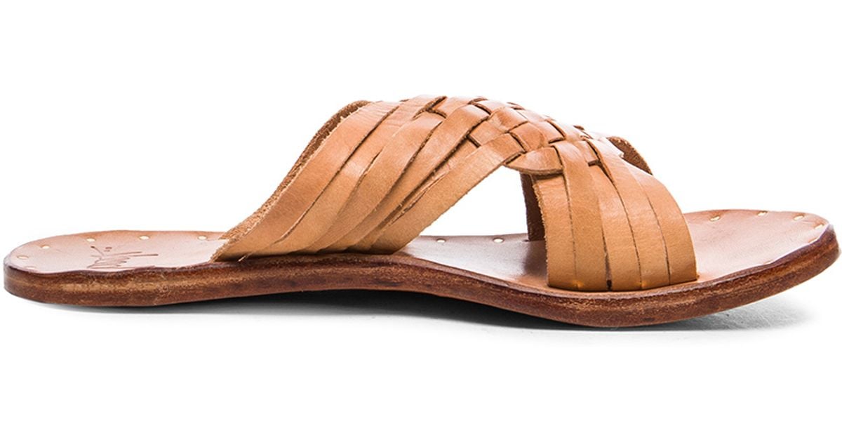 Beek Leather Swallow  Sandals  in Natural Lyst