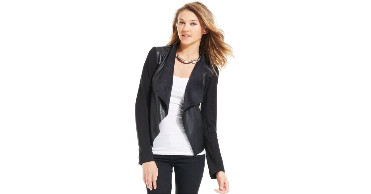 Kut From The Kloth Faux Leather Dd Jacket In Black Lyst