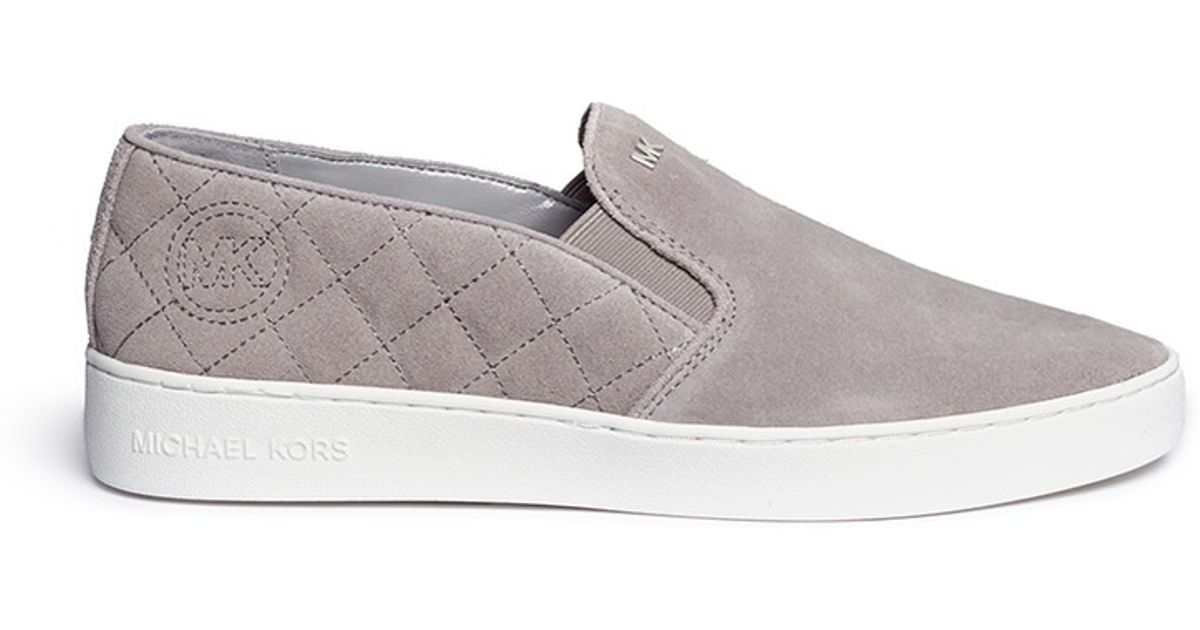 michael kors black slip ons