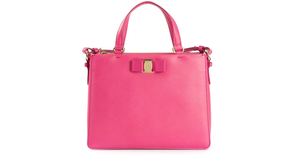 Lyst - Ferragamo Tote Bag in Pink