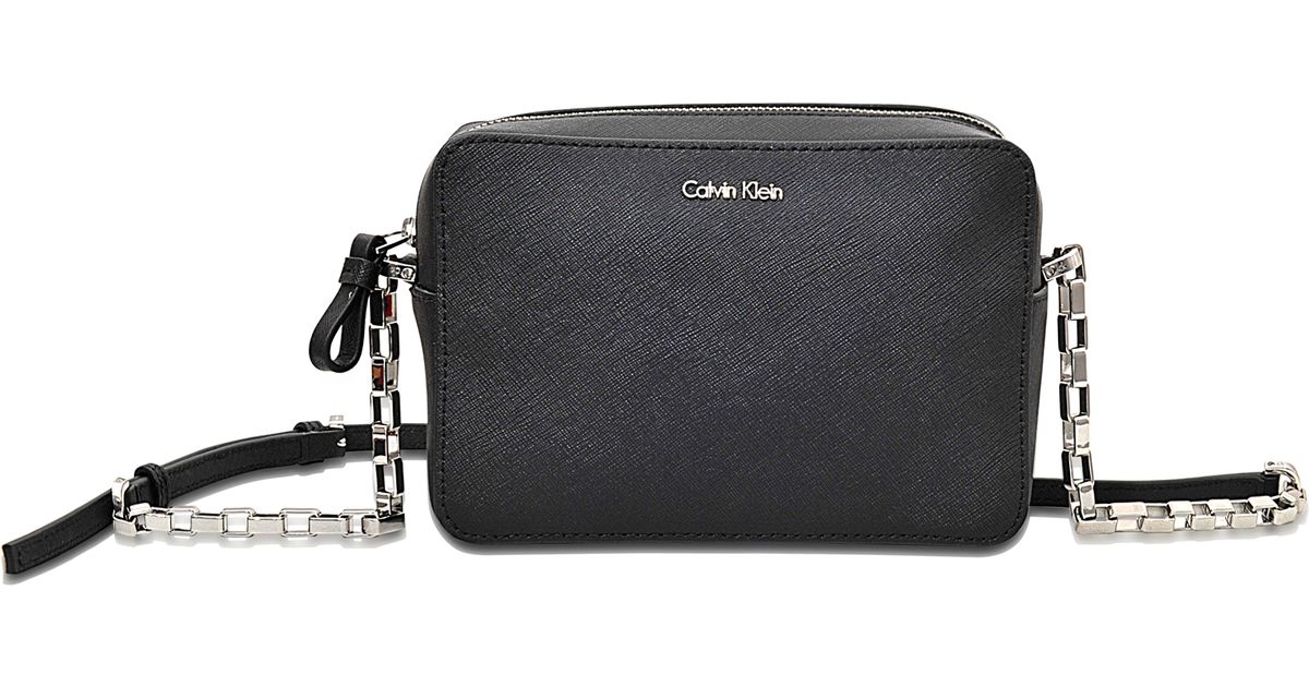Lyst Calvin Klein Sofie Mini Crossbody Bag In Black